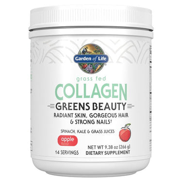 Grass Fed Collagen Greens Beauty Apple - Garden of Life